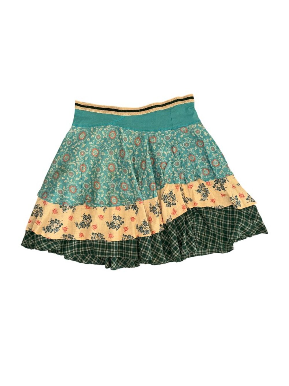 Free People Patchwork Skirt Size 10